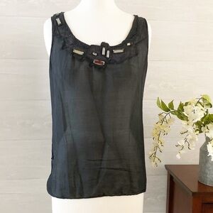 HUGO Boss Orange Sheer Black Tank